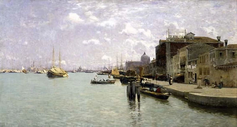 Mattino alla Giudecca - Museo Revoltella, Galleria d’Arte Moderna, Trieste